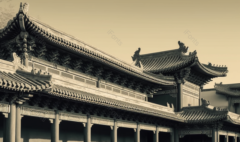 古老的宫殿屋檐建筑背景,高清,摄影图,摄影图片,图片大全,摄影图免费下载